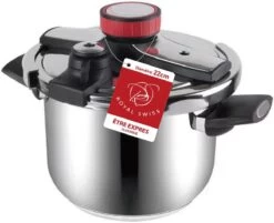 Royal Swiss Snelkookpan / Couscous Pan - 2 In 1 - 10 Liter - Ø 26 Cm - RVS - Inductie - Automatische Sluiting 11 Royal Swiss Snelkookpan / Couscous Pan - 2 In 1 - 10 Liter - Ø 26 Cm - RVS - Inductie - Automatische Sluiting -Korting Op Keukengerei 1200x976 12