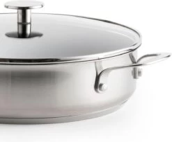 KitchenAid Stainless Steel Hapjespan Met Glazen Deksel ø28cm - RVS - Inductie - Anti-aanbak -Korting Op Keukengerei 1200x995 7