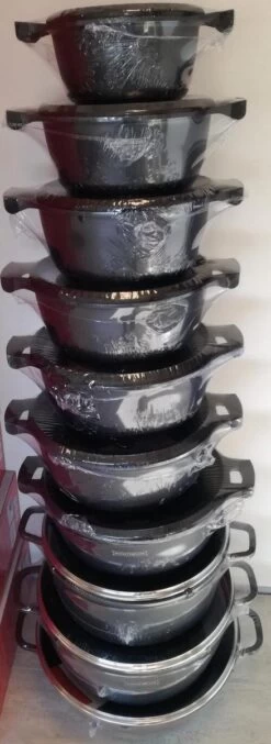 Royalty Line - Marble Soep/braadpan - Met Glazen Deksel Zwart - 24 CM. RL-BS24ML -Korting Op Keukengerei 438x1200 1