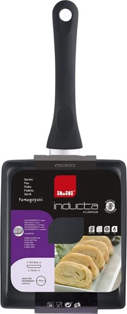 Merkloos TIB Japanse Stijl Omeletpan - Eierpan - Tamagoyaki - Geschikt Voor Inductie -Korting Op Keukengerei 486x1200