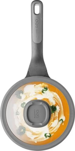 BergHOFF Steelpan Met Deksel Stone 18 Cm - Leo -Korting Op Keukengerei 595x1200