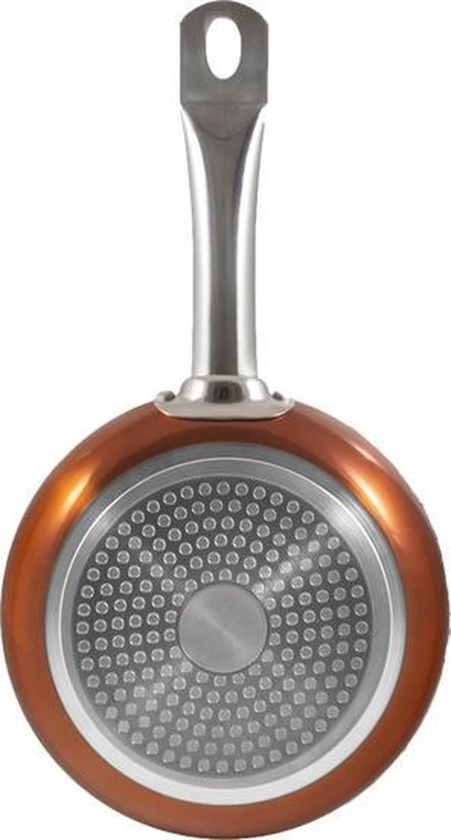 Merkloos Koekenpanset Copper Plus 20, 24 En 28 Cm 9 Merkloos Koekenpanset Copper Plus 20, 24 En 28 Cm - Afbeelding 9
