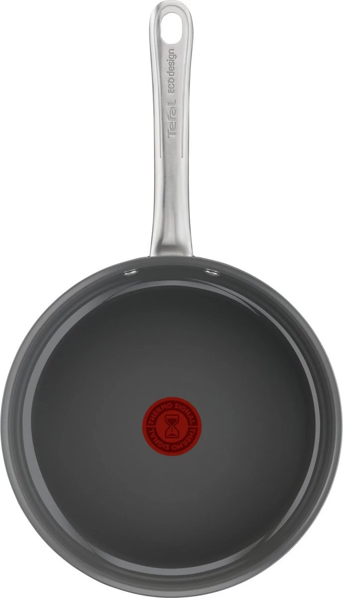Tefal Renew+ Keramische Hapjespan - Ø 24 Cm - Met Deksel 2 Tefal Renew+ Keramische Hapjespan - Ø 24 Cm - Met Deksel - Afbeelding 2