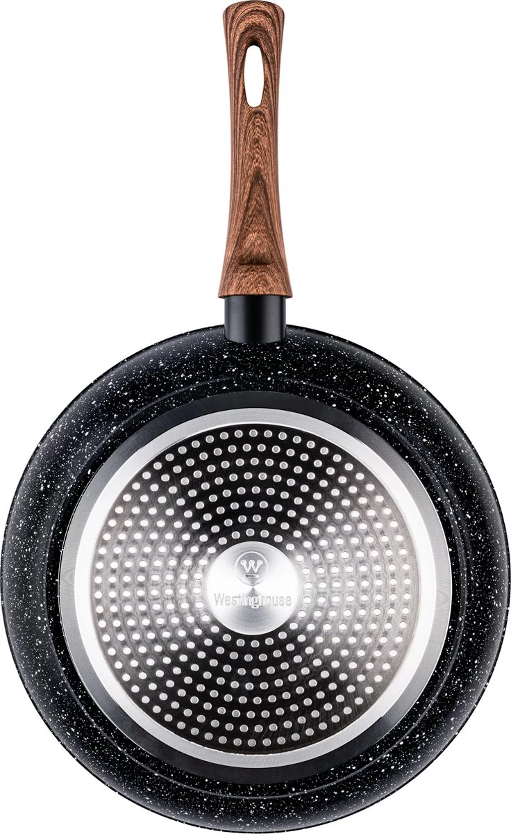 Westinghouse Pannenset - Speciale Editie Koekenpan 20cm + Koekenpan 24cm + Koekenpan 28cm - Koekenpannenset 3-delig - Geschikt Voor Alle Warmtebronnen Inclusief Inductie 5 Westinghouse Pannenset - Speciale Editie Koekenpan 20cm + Koekenpan 24cm + Koekenpan 28cm - Koekenpannenset 3-delig - Geschikt Voor Alle Warmtebronnen Inclusief Inductie - Afbeelding 5