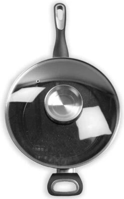 Merkloos Keukenpan Met Deksel En Heeft Een Diameter Van Ø 28 Cm - Luxe Hapjespan Keukenpan Van 28cm Anti-aanbaklaag - Handvat Zwart - Pan Met Deksel 9 Merkloos Keukenpan Met Deksel En Heeft Een Diameter Van Ø 28 Cm - Luxe Hapjespan Keukenpan Van 28cm Anti-aanbaklaag - Handvat Zwart - Pan Met Deksel -Korting Op Keukengerei 752x1200