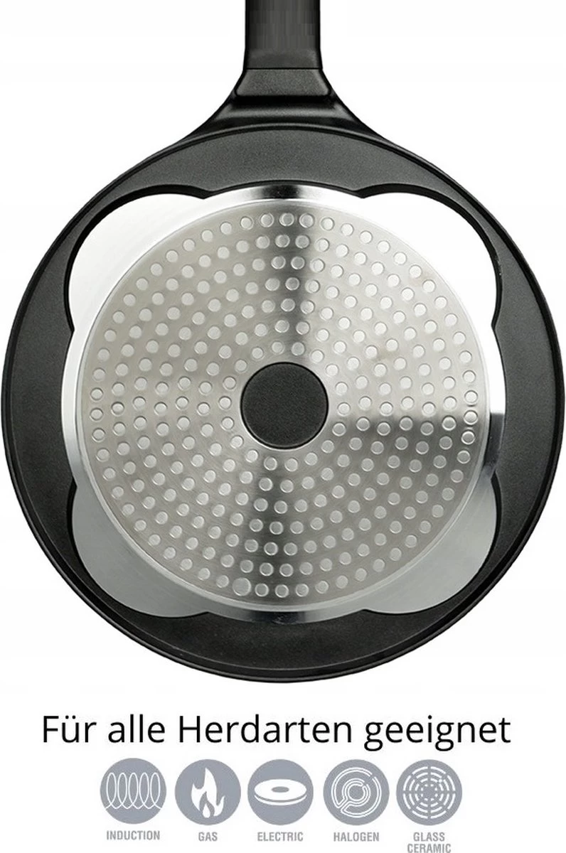 Cheffinger | Boerderij Dieren Pannenkoekenpan | 26cm | Vaatwasser Bestendig 3 Cheffinger | Boerderij Dieren Pannenkoekenpan | 26cm | Vaatwasser Bestendig - Afbeelding 3