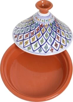 CRAFLAIR ~ Tajine ~ Ø 30 Cm ~ Geschikt Voor Inductie - Adapter ~ Handgemaakt ~ Geglazuurd Keramiek -Korting Op Keukengerei 860x1200
