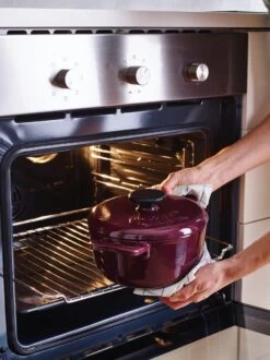 BRABANTIA THE DUTCH Gietijzeren Braadpan - Ø 20cm - 2,5L - Bordeaux - Inductie -Korting Op Keukengerei 899x1200 21