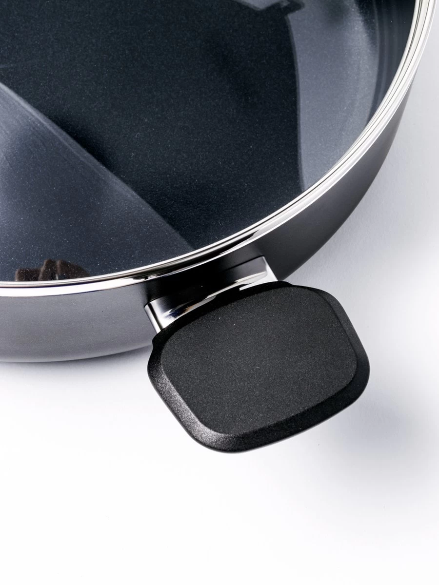 GreenPan Memphis Hapjespan 28cm - Zwart - Inductie - PFAS-vrij 7 GreenPan Memphis Hapjespan 28cm - Zwart - Inductie - PFAS-vrij - Afbeelding 7