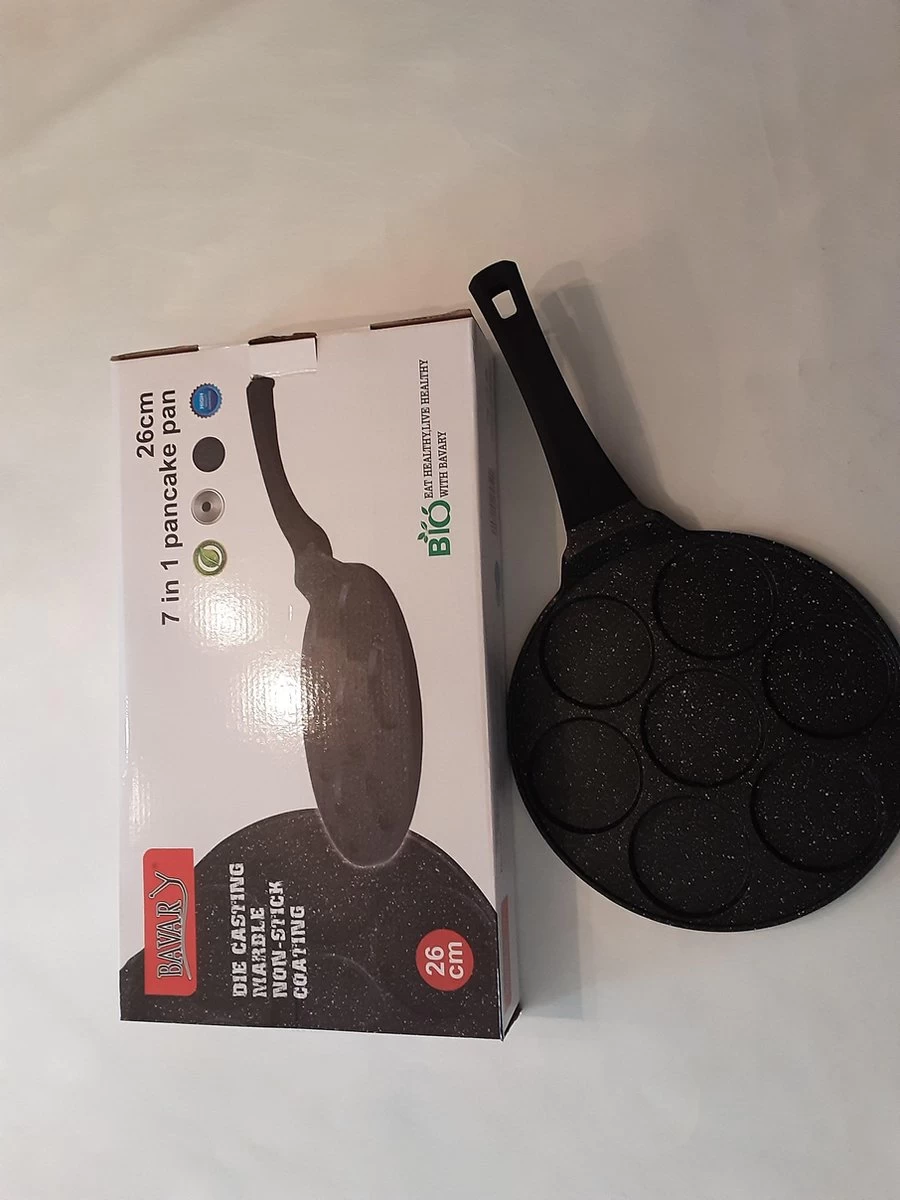 7 In 1 Pancake Pan 26cm 2 7 In 1 Pancake Pan 26cm - Afbeelding 2