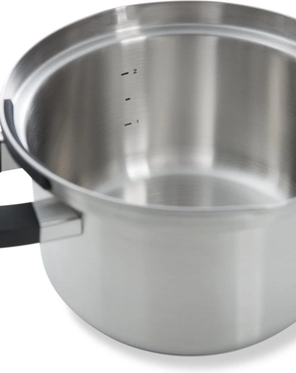 BK Flow Cool Pannenset - 4-delig – RVS Deksels - Veilig Afgietsysteem - Geschikt Voor Alle Warmtebronnen 15 BK Flow Cool Pannenset - 4-delig – RVS Deksels - Veilig Afgietsysteem - Geschikt Voor Alle Warmtebronnen - Afbeelding 15